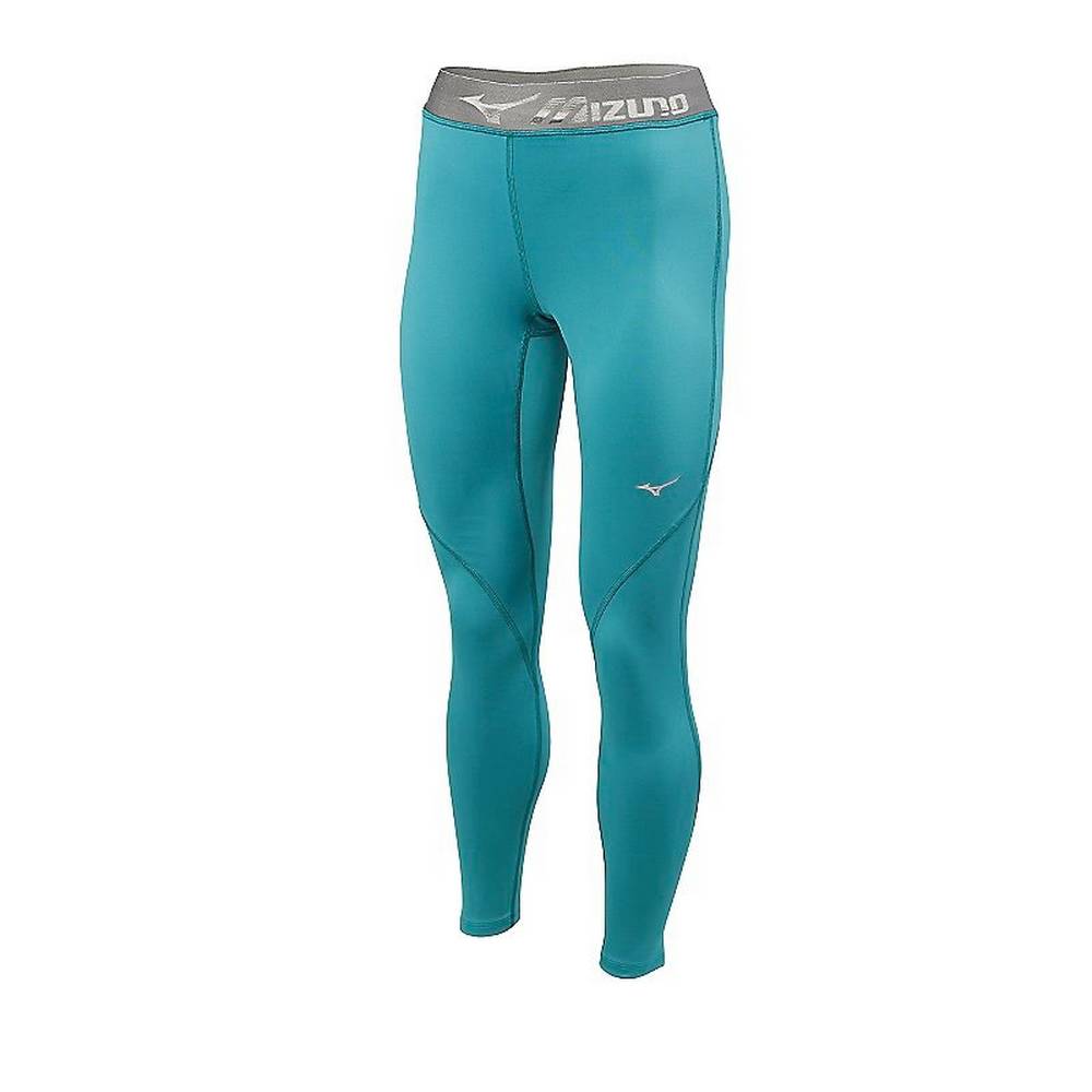 Collant Mizuno Running Impulse Core Donna - Verde Acqua - 60874-URTJ